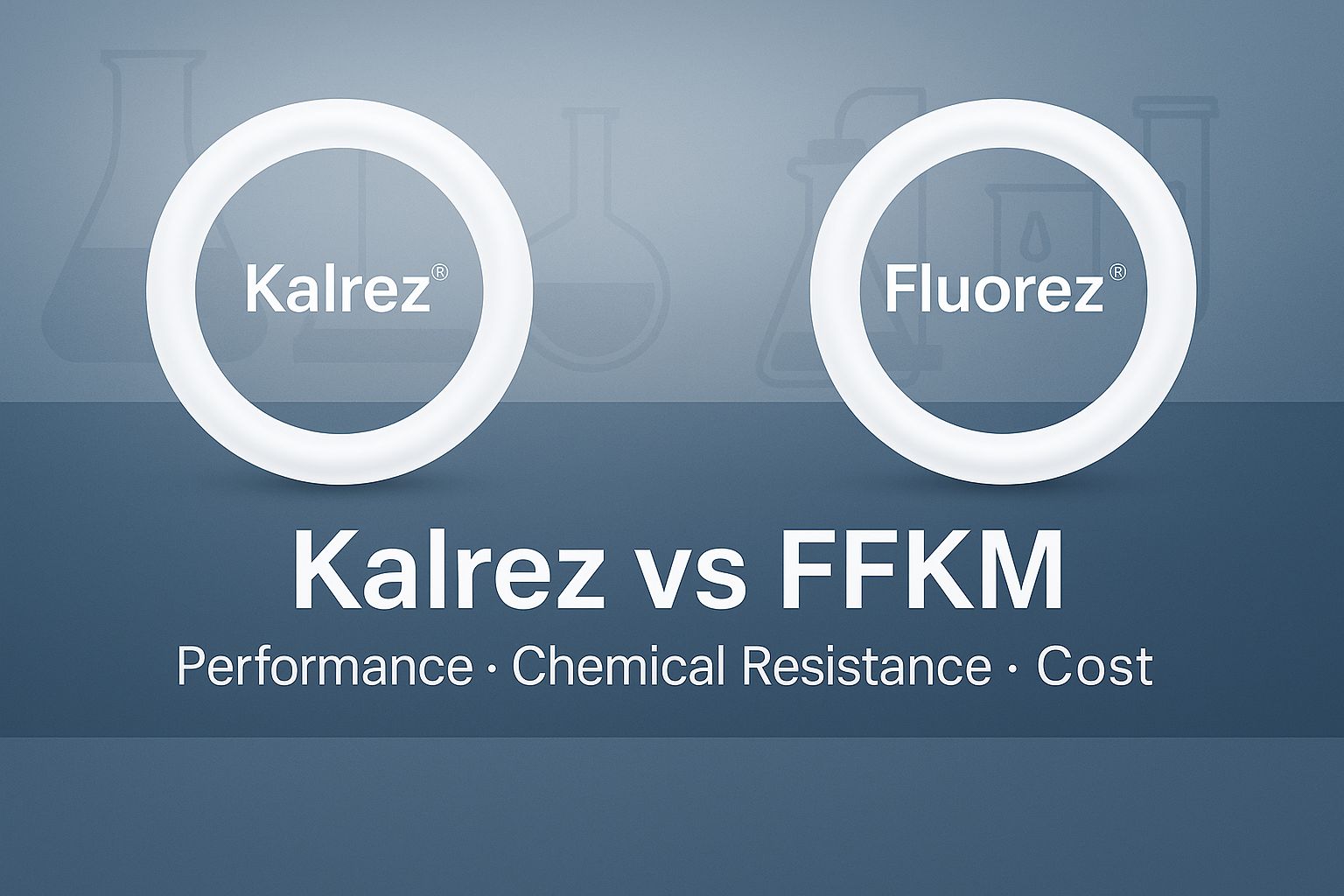 Kalrez vs FFKM 比較：耐化學、耐高溫、壓縮永久變形與成本分析